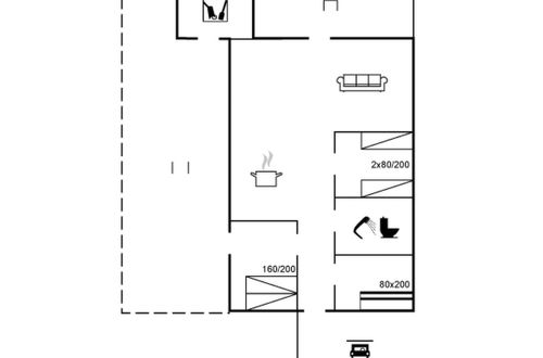 Foto 1 - Casa de 3 quartos em Rømø com terraço