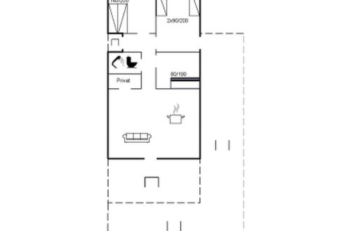 Foto 18 - Haus mit 3 Schlafzimmern in Idestrup mit terrasse
