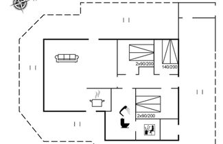 Foto 2 - Casa de 3 quartos em Rømø com terraço e sauna