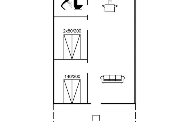 Apartamento de 2 quartos em Allinge com piscina e terraço - Foto 18