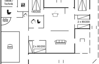 Photo 2 - Maison de 4 chambres à Løkken avec piscine privée et terrasse
