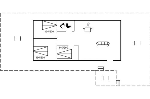 Foto 2 - Casa de 3 quartos em Allinge com terraço
