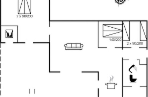 Foto 17 - Casa de 3 habitaciones en Aakirkeby con terraza y sauna