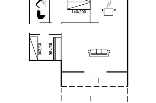 Photo 14 - Maison de 2 chambres à Løkken avec terrasse