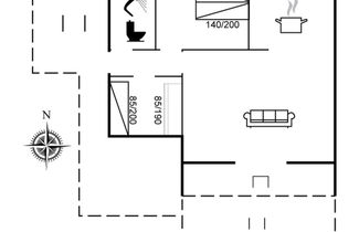 Foto 2 - Casa de 2 quartos em Løkken com terraço