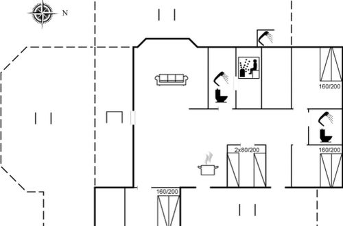 Foto 2 - Casa de 4 quartos em Løkken com terraço e sauna