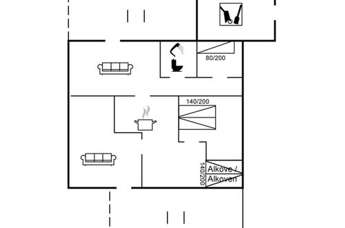 Foto 20 - Casa con 2 camere da letto a Løkken con terrazza