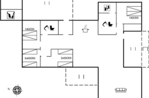 Foto 25 - Casa de 4 quartos em Løkken com terraço e sauna