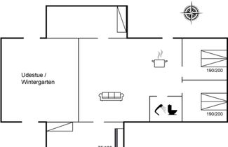 Foto 2 - Casa de 3 quartos em Løkken com terraço