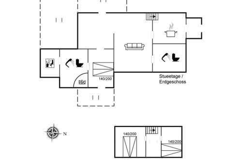 Foto 2 - Casa de 3 quartos em Løkken com terraço e sauna