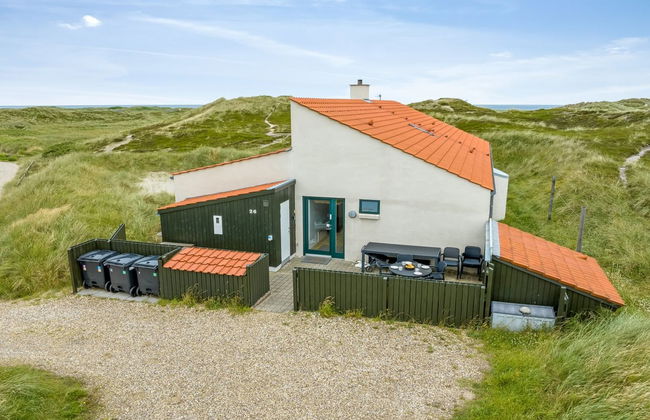 Casa de 4 quartos em Klitmøller com piscina privada e terraço - Foto 11