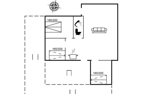 Photo 2 - Maison de 3 chambres à Rindby Strand avec terrasse