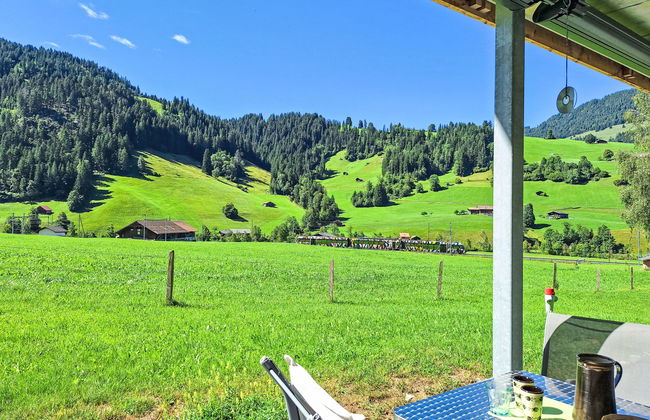 Apartment mit 2 Schlafzimmern in Zweisimmen mit terrasse - Foto 7