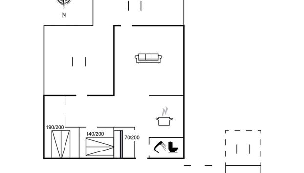 Haus mit 3 Schlafzimmern in Toftum Bjerge mit terrasse - Foto 2