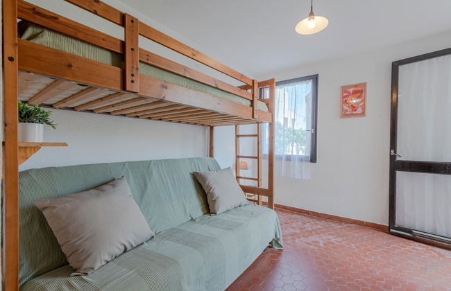 Apartamento de 1 quarto em Le Barcarès com jardim e terraço - Foto 2