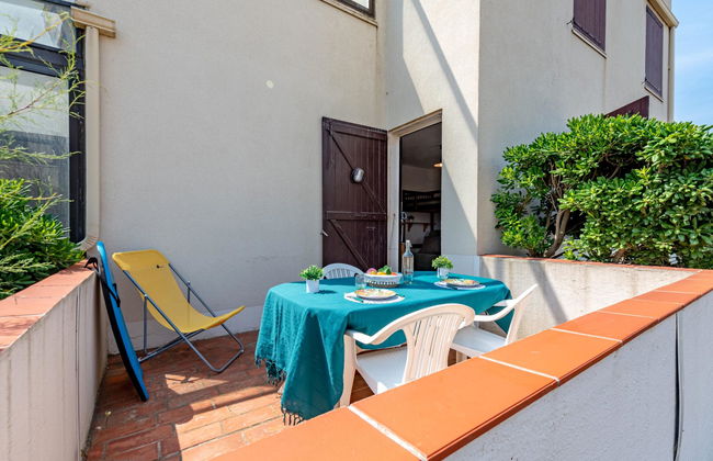 Apartamento de 1 quarto em Le Barcarès com jardim e terraço - Foto 7