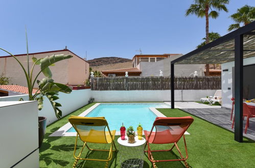 Foto 2 - Casa de 3 habitaciones en Mogán con piscina privada y jardín