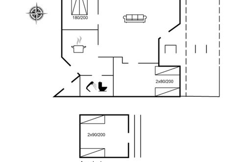 Foto 2 - Casa con 2 camere da letto a Nykøbing Sj con terrazza e vasca idromassaggio