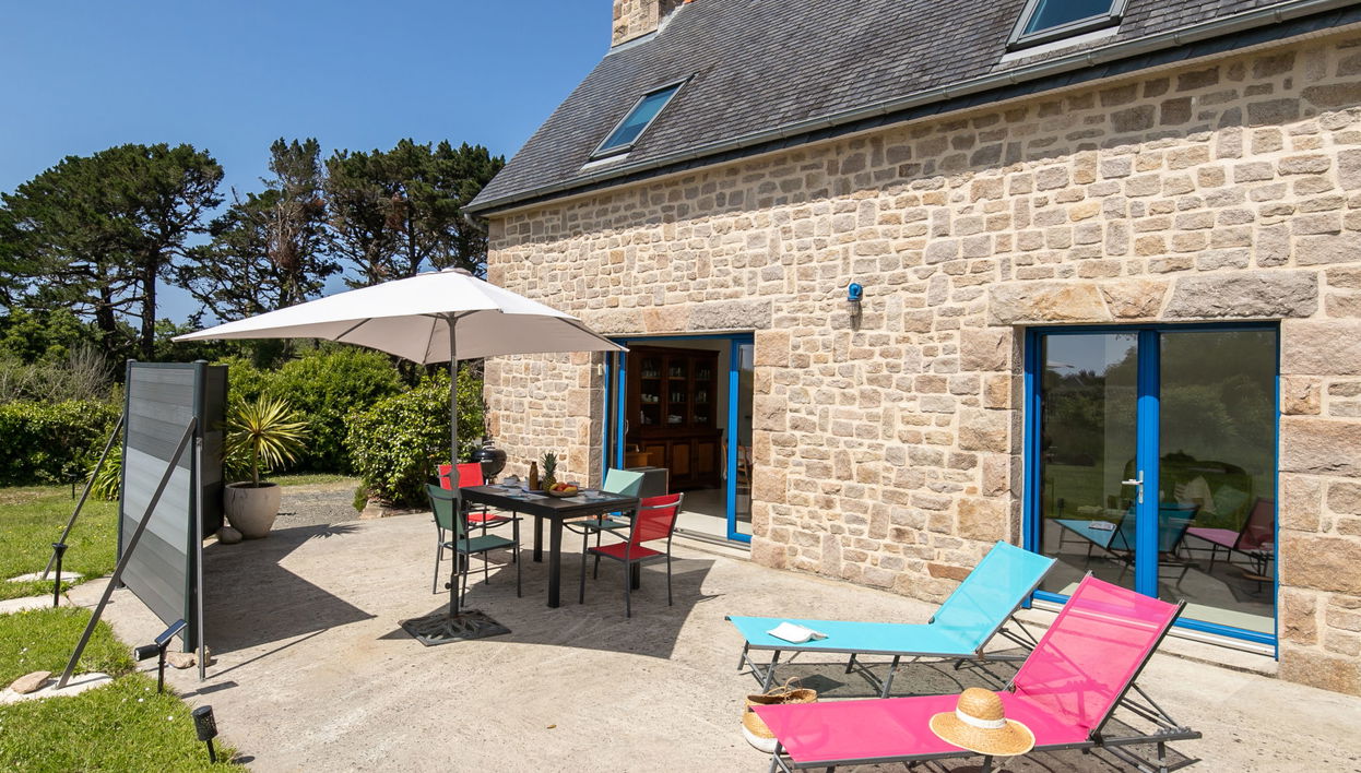 Casa de 3 quartos em Trégastel com jardim e terraço - Foto 1