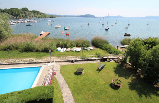 Apartamento de 3 quartos em Leggiuno com piscina e jardim - Foto 23