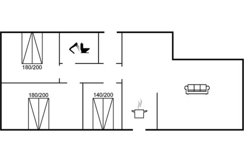 Foto 2 - Casa con 3 camere da letto a Knebel con terrazza