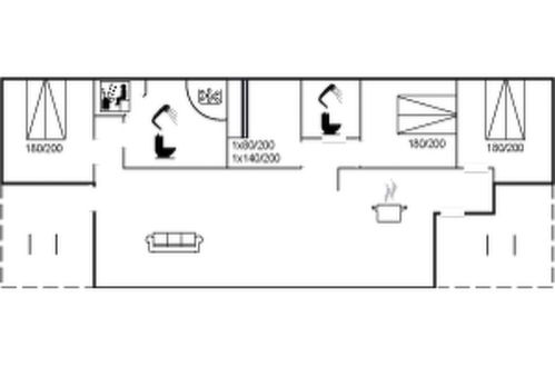 Foto 35 - Casa de 4 habitaciones en Løkken con terraza y sauna