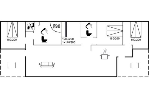 Foto 2 - Casa con 4 camere da letto a Løkken con terrazza e sauna