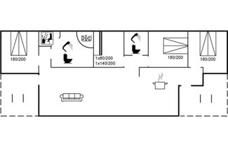 Foto 2 - Casa con 4 camere da letto a Løkken con terrazza e sauna
