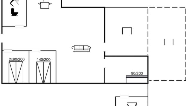 Casa con 3 camere da letto a Bjert con terrazza - Foto 2