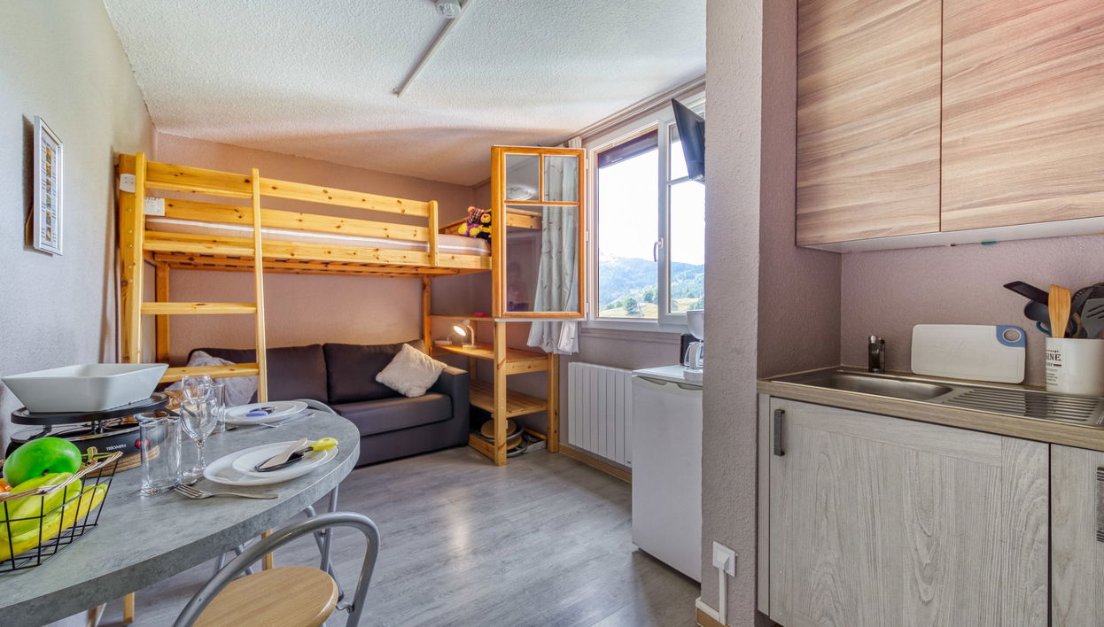 Apartment mit 1 Schlafzimmer in Villarembert mit schwimmbad - Foto 1