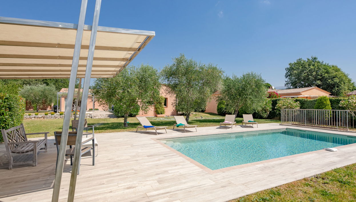 Casa de 4 quartos em Saint-Cézaire-sur-Siagne com piscina privada e jardim - Foto 1