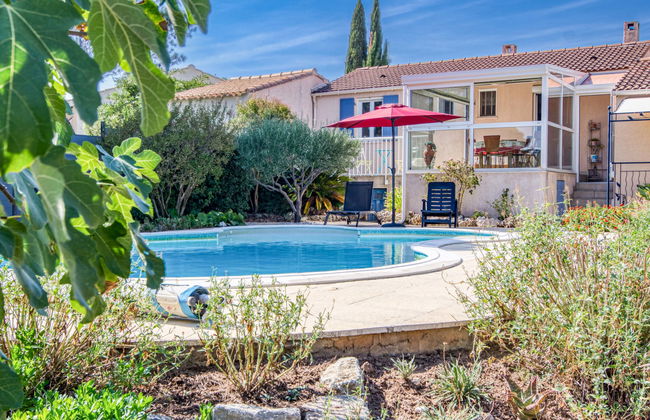 Casa de 3 quartos em Le Muy com piscina privada e jardim - Foto 23