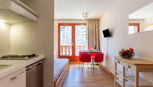 Apartamento de 1 quarto em Tignes - Foto 4