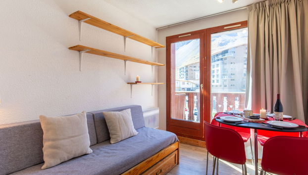 Apartamento de 1 quarto em Tignes - Foto 3