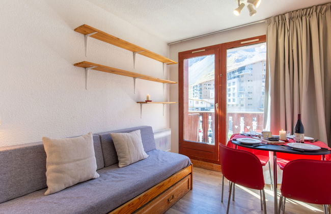 Apartamento de 1 quarto em Tignes - Foto 3