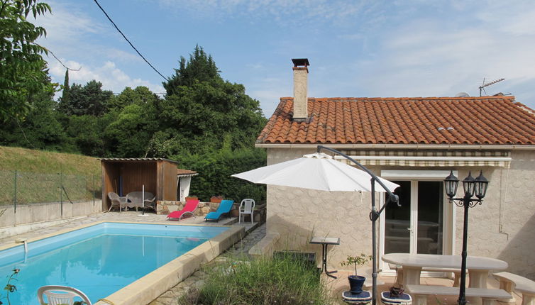 Foto 1 - Casa de 3 habitaciones en Saint-Paul-en-Forêt con piscina privada y jardín