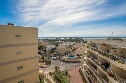 Foto 20 - Apartamento de 2 habitaciones en Canet-en-Roussillon con jardín y vistas al mar