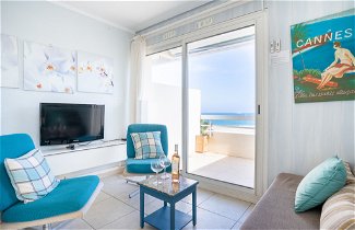 Foto 3 - Apartamento de 2 habitaciones en Canet-en-Roussillon con jardín y vistas al mar