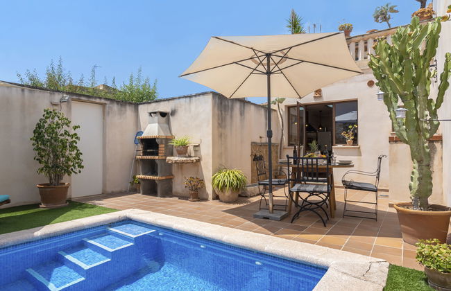 Casa de 3 quartos em Porreres com piscina privada e jardim - Foto 18