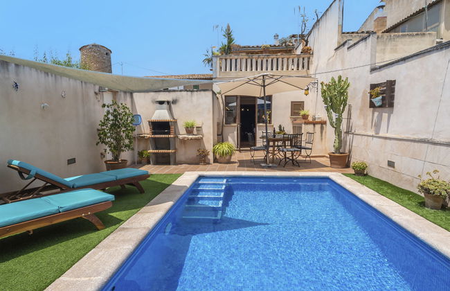 Casa de 3 quartos em Porreres com piscina privada e jardim - Foto 1