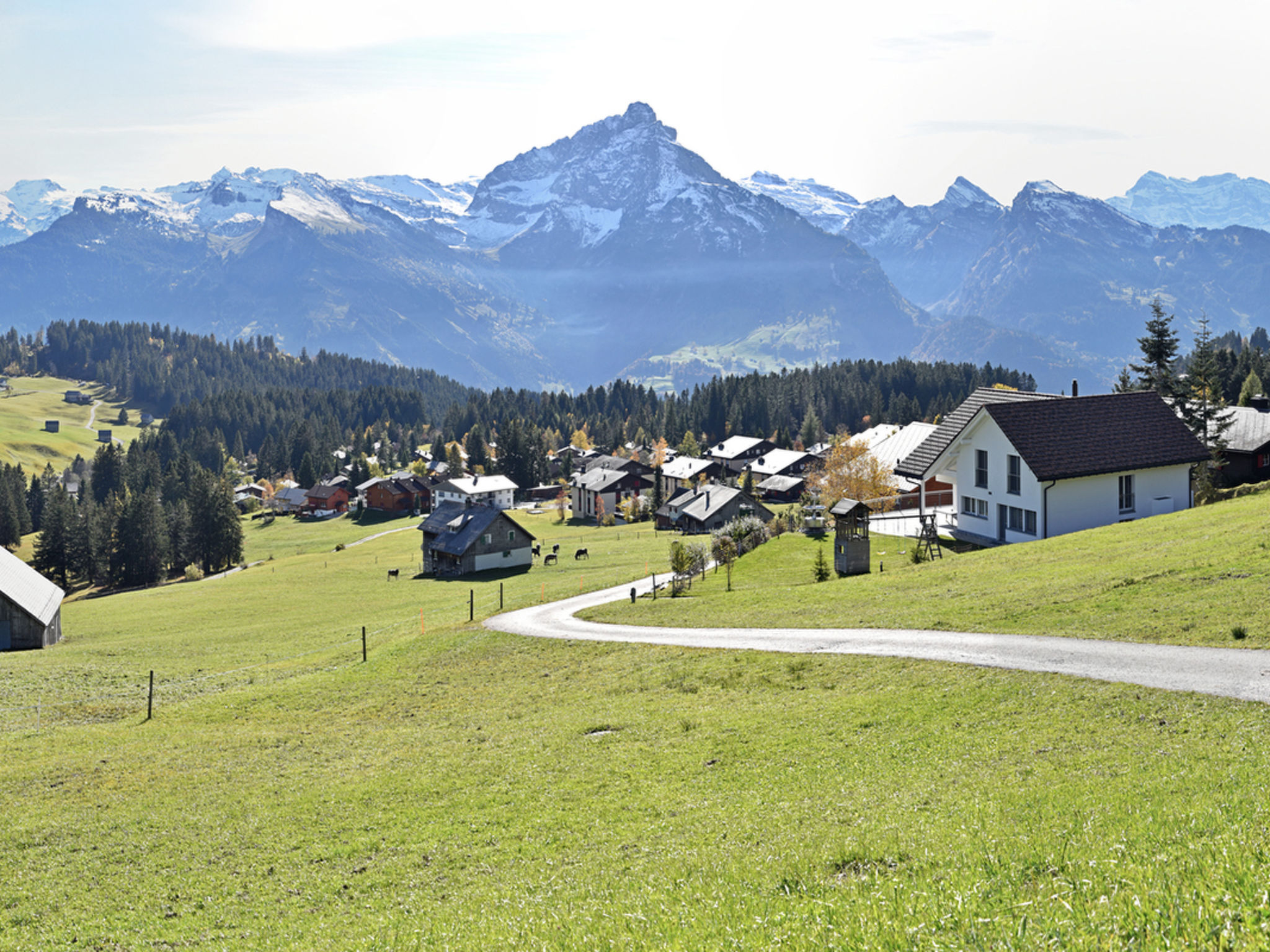 Foto 5 - Apartamento de 1 habitación en Amden con vistas a la montaña