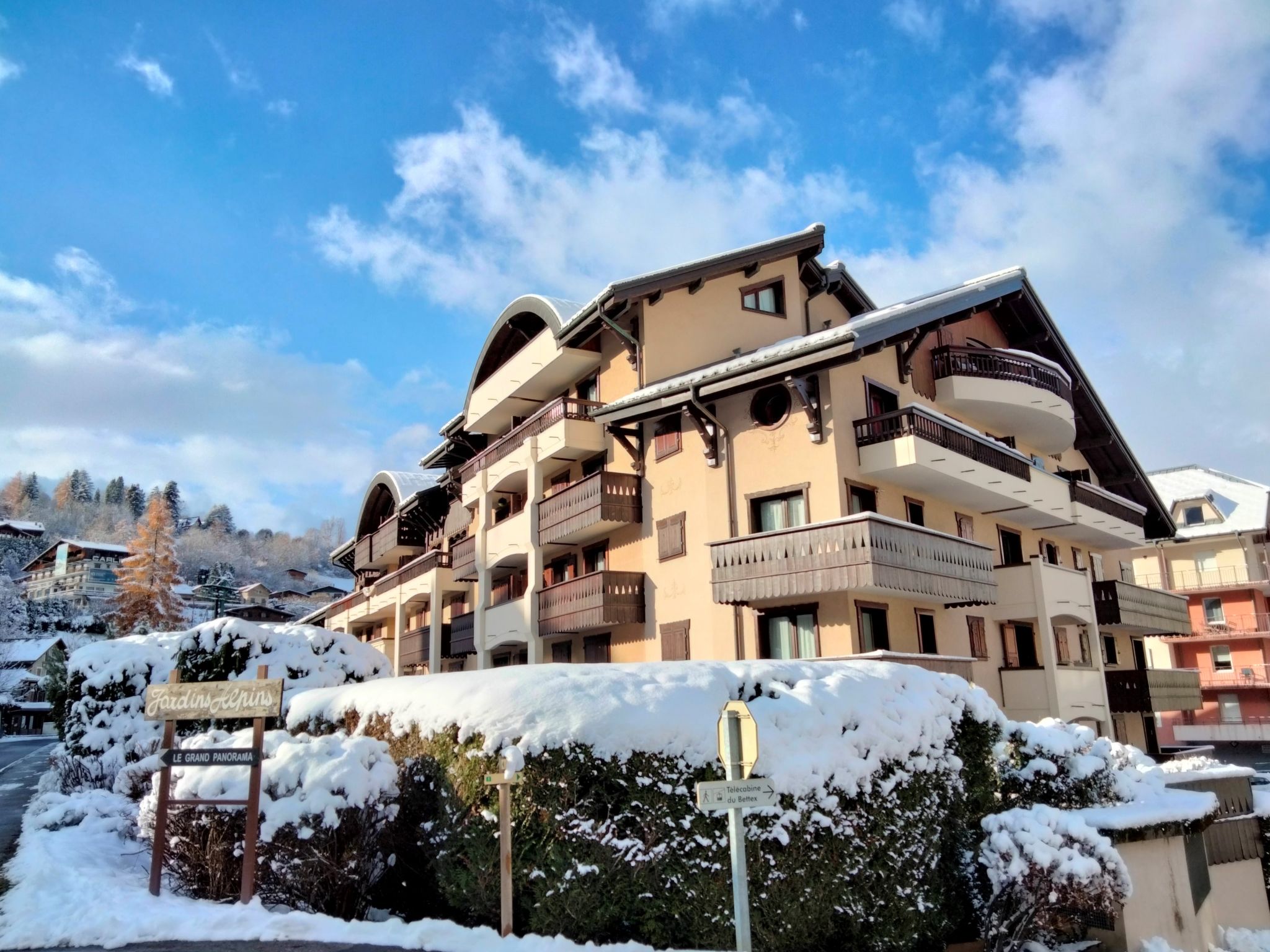 Foto 15 - Apartment mit 2 Schlafzimmern in Saint-Gervais-les-Bains mit blick auf die berge