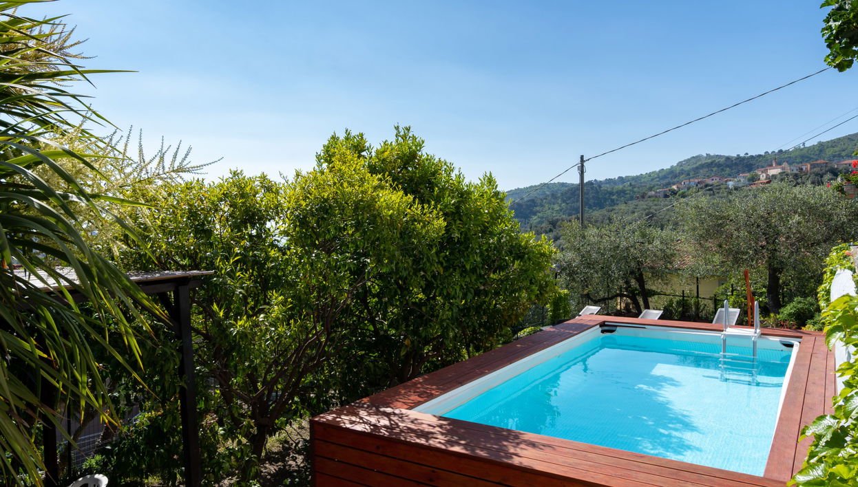 Apartment mit 2 Schlafzimmern in Dolcedo mit schwimmbad und garten - Foto 1