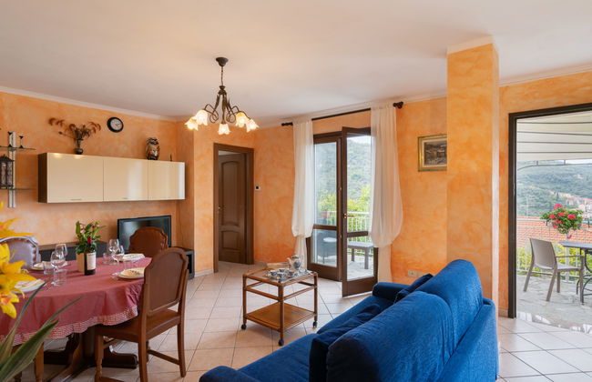 Apartment mit 2 Schlafzimmern in Dolcedo mit schwimmbad und garten - Foto 4