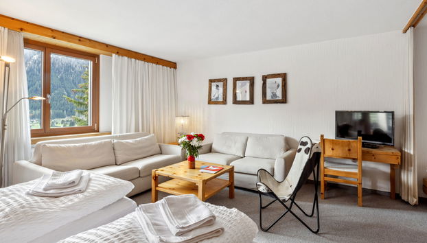 Apartment mit 2 Schlafzimmern in Davos mit schwimmbad und sauna - Foto 4