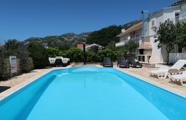 Casa de 5 quartos em Orebić com piscina privada e jardim - Foto 41