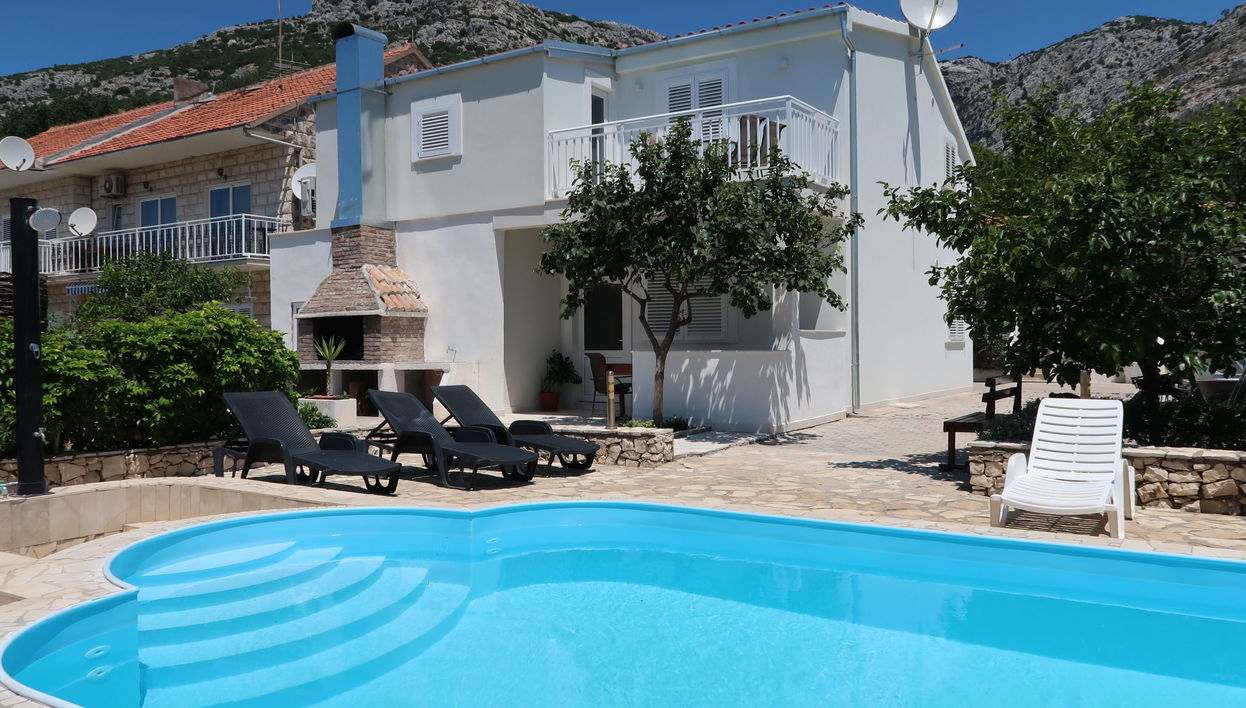 Casa de 4 quartos em Orebić com piscina e jardim - Foto 1