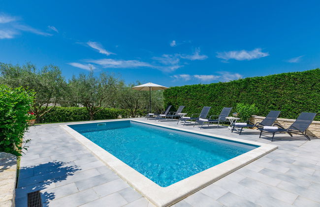 Casa de 3 quartos em Sveti Lovreč com piscina privada e jardim - Foto 36