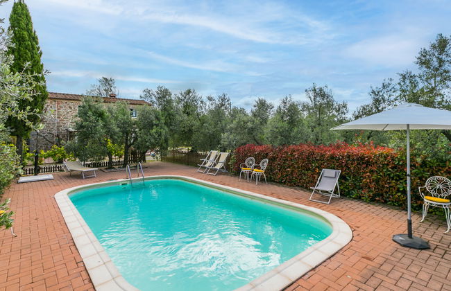 Casa de 2 quartos em Vinci com piscina privada e jardim - Foto 45