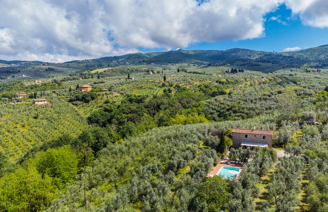 Casa de 2 quartos em Vinci com piscina privada e jardim - Foto 7